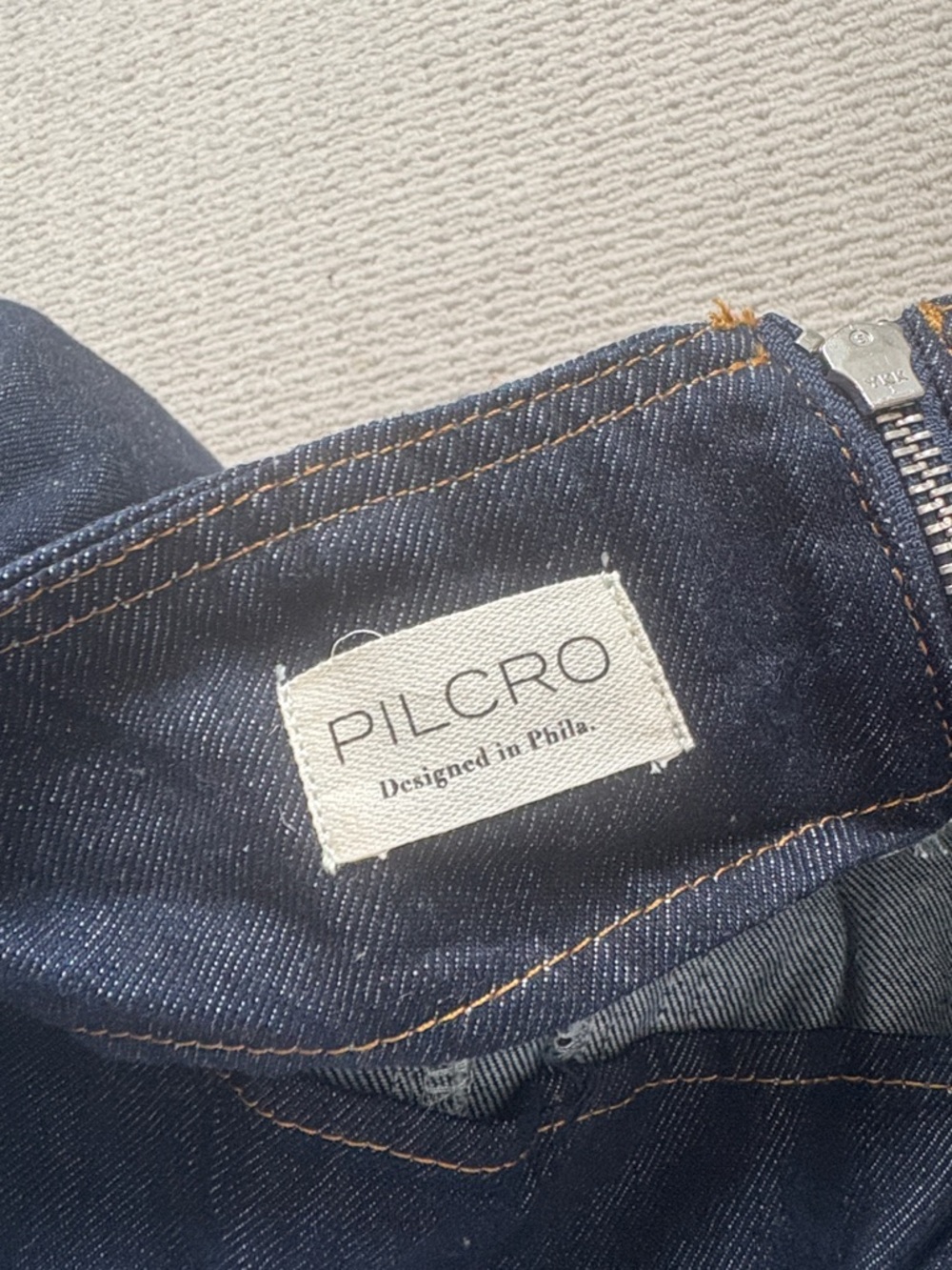 Pilcro Denim Lace-Up Drop Waist Midi Skirt NWOT - Picture 10 of 13